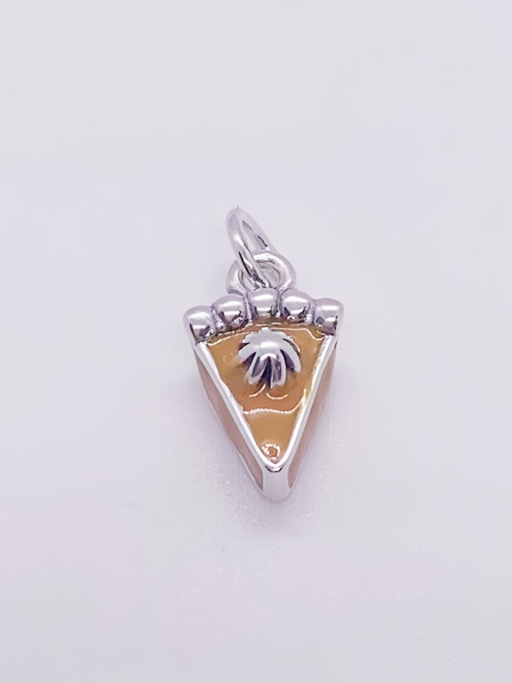 Enamel Pumpkin Pie Charm